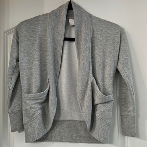 Athleta Girl Wrap n Roll Sweatshirt Cardigan